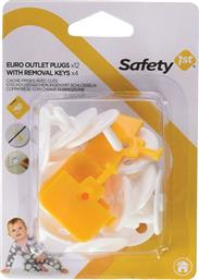 Safety 1st Προστατευτικά Καλύμματα για Πρίζες από Πλαστικό σε Πορτοκαλί Χρώμα 12τμχ από το Kotsovolos