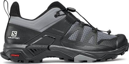 Salomon X Ultra 4 Ανδρικά Ορειβατικά Παπούτσια Γκρι από το MybrandShoes