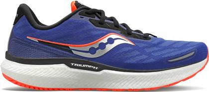 Saucony Triumph 19 Ανδρικά Αθλητικά Παπούτσια Running Μπλε από το E-tennis