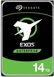 Seagate Exos X18 FastFormat 14TB HDD Σκληρός Δίσκος 3.5'' SATA III 7200rpm με 256MB Cache για NAS / Server