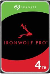 Seagate Ironwolf Pro 4TB HDD Σκληρός Δίσκος 3.5'' SATA III 7200rpm με 256MB Cache για NAS από το e-shop