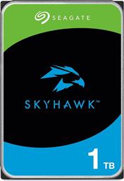Seagate SkyHawk 1TB HDD Σκληρός Δίσκος 3.5'' SATA III 5400rpm με 256MB Cache για Desktop / Καταγραφικό