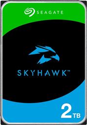 Seagate SkyHawk +Rescue 2TB HDD Σκληρός Δίσκος 3.5'' SATA III με 256MB Cache για Desktop / Καταγραφικό