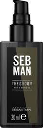 Sebastian Professional Λάδι Περιποίησης για Γένια Seb Man The Groom 30ml από το Pharm24