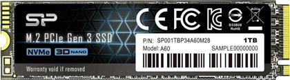 Silicon Power P34A60 SSD 1TB M.2 NVMe PCI Express 3.0 από το e-shop