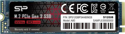 Silicon Power P34A80 SSD 512GB M.2 NVMe PCI Express 3.0 από το e-shop