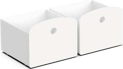 Συρτάρι Κρεβατιού Λευκό 49.4x49,4x39cm από το Polihome