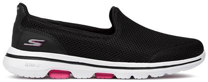 Gowalk 5 Γυναικεία Slip-On Μαύρα Skechers από το Modivo