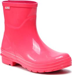 Skechers Rain Check Κοντές Γυναικείες Γαλότσες Ροζ