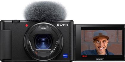 Sony ZV-1 Compact Φωτογραφική Μηχανή 20.1MP Οπτικού Ζουμ 2.7x με Οθόνη 3'' και Ανάλυση Video 4K UHD Μαύρη από το Kotsovolos