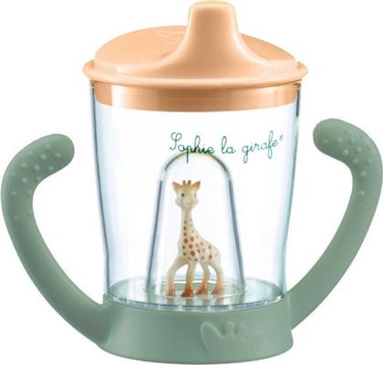Sophie La Girafe Εκπαιδευτικό Μπιμπερό με Λαβές Non Drip 6m+ 180ml
