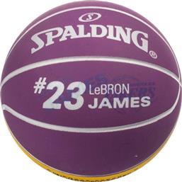 Spalding Παιδικό Τρελομπαλάκι Lebron James Lakers Μωβ