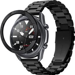 Spigen Chrono Shield Προστατευτικό Bezel σε Μαύρο χρώμα για το Galaxy Watch 3 45mm από το Mozik