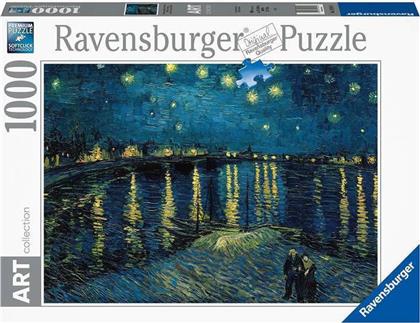 Puzzle Van Gogh Έναστρη Νύχτα Πάνω από τον Ρήνο 2D 1000 Κομμάτια από το Plus4u
