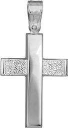 Σταυροί Βάπτισης - Αρραβώνα Ανδρικός ανάγλυφος σταυρός βάπτισης Κ14 033318 033318 Ανδρικό Χρυσός 14 Καράτια
