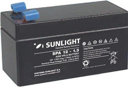 SunLight SPA 12-1.3 Μπαταρία UPS με Χωρητικότητα 1.3Ah και Τάση 12V από το Media Markt