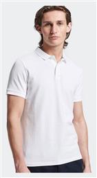 Superdry Ανδρικό T-shirt Polo Λευκό