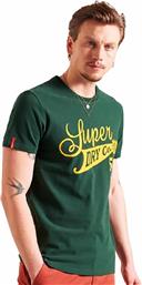 Superdry Collegiate Graphic Ανδρικό T-shirt Πράσινο Με Στάμπα