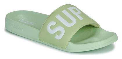 Superdry Core Slides σε Πράσινο Χρώμα από το MyShoe