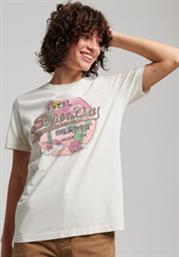 Superdry Γυναικείο T-shirt Λευκό από το Plus4u