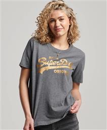 Superdry Γυναικείο T-shirt Rich Charcoal Marl