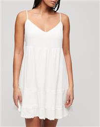 Superdry Καλοκαιρινό Mini Φόρεμα Λευκό