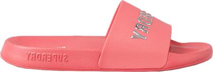 Superdry Slides σε Ροζ Χρώμα