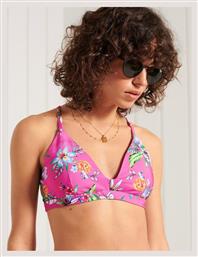 Surf Bikini Τριγωνάκι Floral Φούξια Superdry από το Plus4u