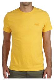 Superdry Vintage Ανδρικό T-shirt Κίτρινο Μονόχρωμο από το Plus4u