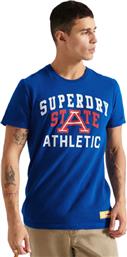 Superdry Vintage Lex Ανδρικό T-shirt Μπλε Με Στάμπα από το Plus4u