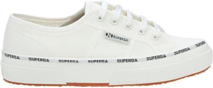 Superga 2750 Logo Piping Γυναικεία Sneakers Λευκά από το SportsFactory
