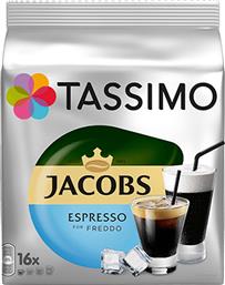 Tassimo Κάψουλες Espresso Jacobs Freddo Συμβατές με Μηχανή Tassimo 16caps από το ΑΒ Βασιλόπουλος