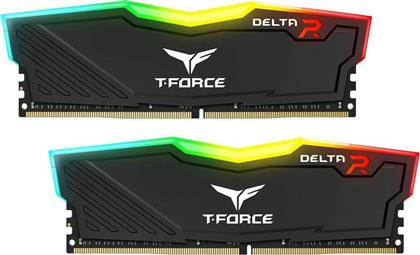 TeamGroup T-Force Delta RGB 16GB DDR4 RAM με 2 Modules (2x8GB) και Ταχύτητα 3600 για Desktop από το e-shop