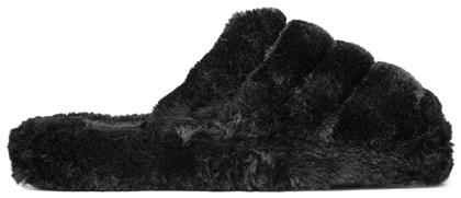 Ted Baker Lopsey Χειμερινές Γυναικείες Παντόφλες με γούνα σε Μαύρο Χρώμα