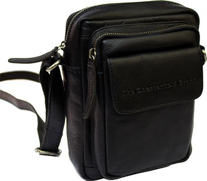 The Chesterfield Brand Δερμάτινη Ανδρική Τσάντα Ώμου / Χιαστί σε Μαύρο χρώμα από το Brandbags