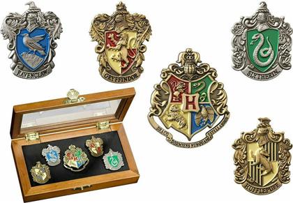 The Noble Collection Σετ Καρφίτσες Harry Poter Hogwarts House 5 τμχ NN7374 από το GreekBooks