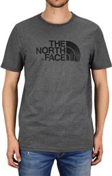 The North Face Easy Ανδρικό T-shirt Γκρι με Λογότυπο από το Clodist