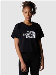 The North Face Γυναικείο Crop T-shirt Μαύρο