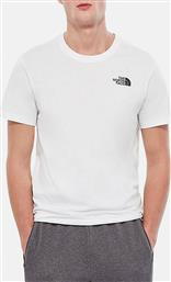 The North Face Redbox Ανδρικό T-shirt Κοντομάνικο Λευκό από το Spartoo