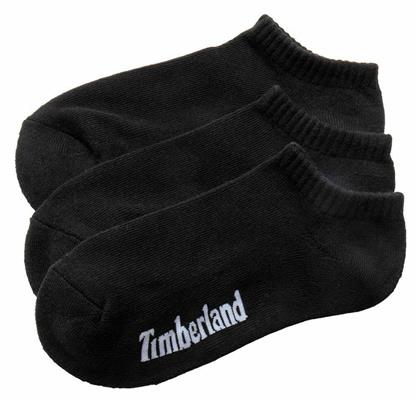 Timberland Ανδρικές Μονόχρωμες Κάλτσες Μαύρες 3Pack