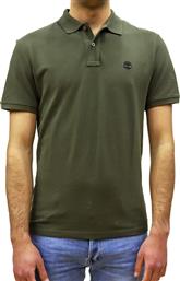 Timberland Ανδρικό T-shirt Κοντομάνικο Polo Χακί