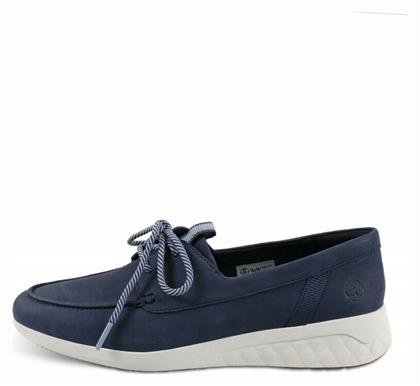 Bradstreet Ultra Δερμάτινα Γυναικεία Boat Shoes σε Navy Μπλε Χρώμα Timberland από το Altershops