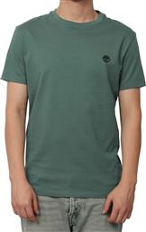 Timberland Dunstan River Ανδρικό T-shirt Κοντομάνικο Λαδί