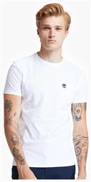 Timberland Dunstan River Ανδρικό T-shirt Κοντομάνικο Λευκό από το Cosmos Sport