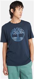 Timberland River Ανδρικό T-shirt Κοντομάνικο Navy Μπλε