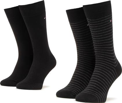 Tommy Hilfiger Ανδρικές Μονόχρωμες Κάλτσες Μαύρες 2Pack από το Modivo