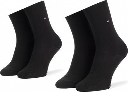 Tommy Hilfiger Γυναικείες Μονόχρωμες Κάλτσες Μαύρες 2Pack από το Epapoutsia