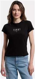 Tommy Hilfiger Γυναικείο T-shirt Μαύρο από το Cosmos Sport