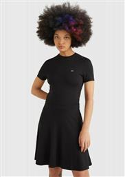 Tommy Hilfiger Mini All Day Φόρεμα Κοντομάνικο Μαύρο