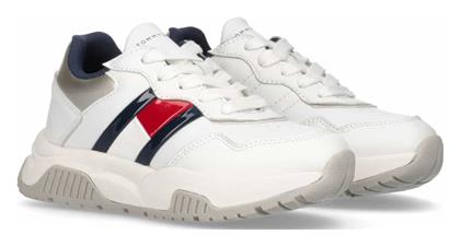 Tommy Hilfiger Παιδικά Sneakers Lace Up για Κορίτσι Λευκά από το SerafinoShoes